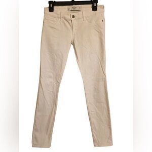 Abercrombie & Fitch White Skinny Jeans Low-Rise Y2K Vintage - 2R